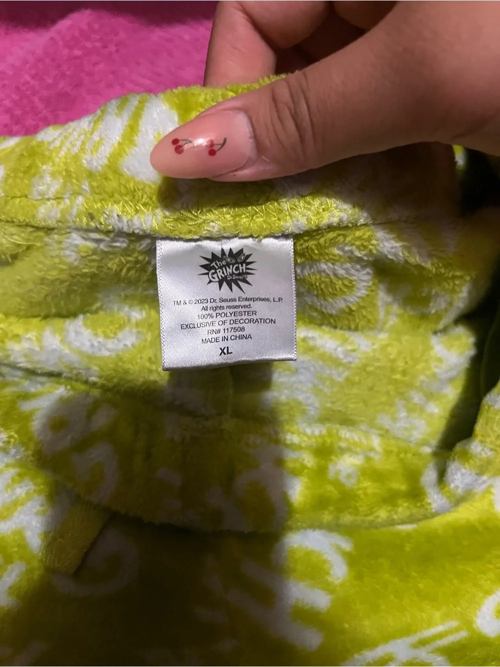 Brand new The Grinch Green Fleece Women's Lounge Shorts